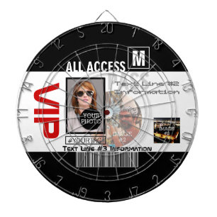 Cible De Fléchettes Faites votre propre VIP Pass 8 façons de personnal