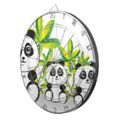 Cible De Fléchettes Famille Panda (Devant droit)