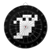 Cible De Fléchettes Fantôme à 8 bits pour pixels (Devant)