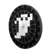 Cible De Fléchettes Fantôme à 8 bits pour pixels (Devant droit)