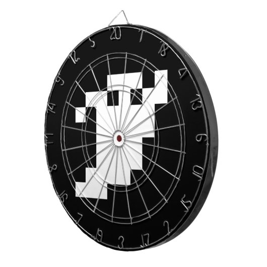 Cible De Fléchettes Fantôme à 8 bits pour pixels (Devant droit)