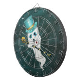 Cible De Fléchettes Fantôme blanc habillé en haut du chapeau Fancy Can (Devant droit)