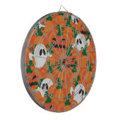 Cible De Fléchettes Fantômes d'Halloween Patch de citrouille hantée (Devant gauche)