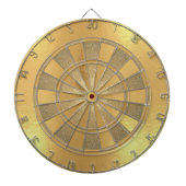 Cible De Fléchettes Faux Gold Foil Métallique Simple Élégant (Devant)