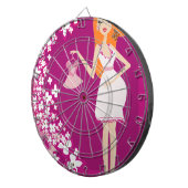 Cible De Fléchettes femme enceinte rousse (Devant droit)