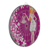 Cible De Fléchettes femme enceinte rousse (Devant gauche)