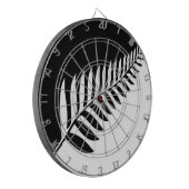 Cible De Fléchettes Ferne d'argent de Nouvelle-Zélande (Devant gauche)
