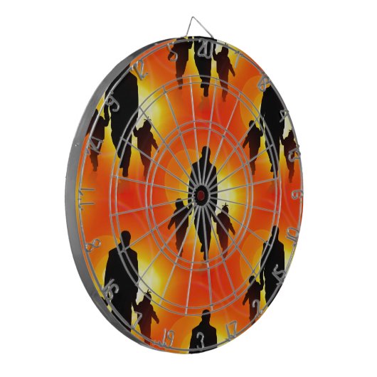 Cible De Fléchettes fête des pères heureuse (Devant gauche)