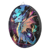 Cible De Fléchettes Feu de dragon enchanté (Devant droit)