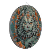 Cible De Fléchettes Feu Lion de Sagesse Darboard (Devant gauche)