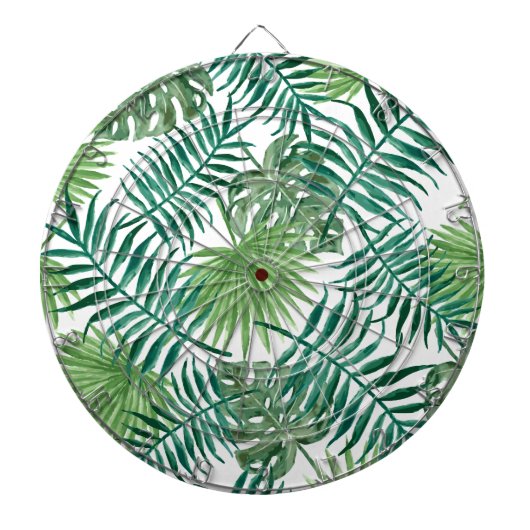 Cible De Fléchettes Feuilles de la jungle tropicale (Devant)