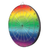 Cible De Fléchettes Fierté lgbtq lgbt arc-en-ciel teintes cool rad (Devant droit)