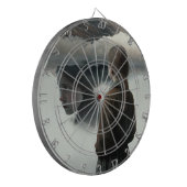 Cible De Fléchettes Fille avec des nuages (Devant gauche)