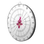 Cible De Fléchettes Fille Design, Or Léger, Rouge Purplish (Devant droit)