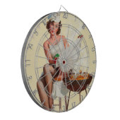 Cible De Fléchettes Fille pin-up barbecue (Devant gauche)