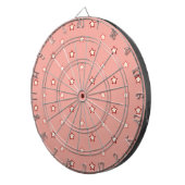 Cible De Fléchettes Filles Rose étoiles Motif (Devant droit)
