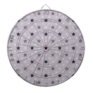 Cible De Fléchettes Filles Violet Étoiles Motif