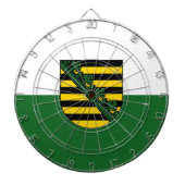 Cible De Fléchettes Flag of Saxony Dartboard (Devant)