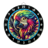 Cible De Fléchettes Flair Tropical Parrot Dartboard Adventure (Devant)