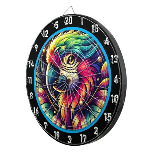 Cible De Fléchettes Flair Tropical Parrot Dartboard Adventure (Devant droit)