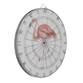 Cible De Fléchettes Flamant rose rose (Devant gauche)