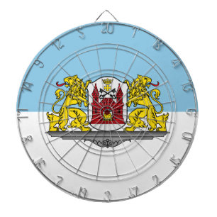 Cible De Fléchettes Flèche de Riga, Lettonie Dartboard