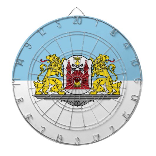Cible De Fléchettes Flèche de Riga, Lettonie Dartboard (Devant)