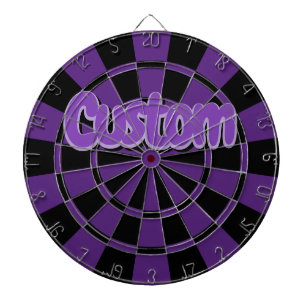 Cible De Fléchettes Fléchette de sanglier violet foncé et noir avec te