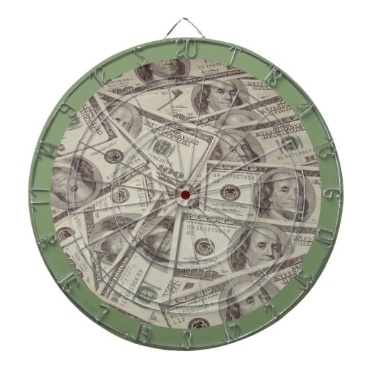 Cible De Fléchettes Fléchettes de billet d'un dollar (Devant)