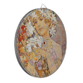 Cible De Fléchettes Fleur Alphonse Mucha (Devant gauche)