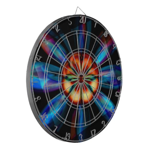 Cible De Fléchettes Fleur arc-en-ciel (Devant gauche)