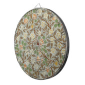 Cible De Fléchettes Fleur botanique de trèfle William Morris (Devant droit)