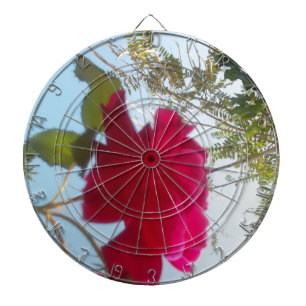 Cible De Fléchettes Fleur céleste : Un Rose contre le ciel