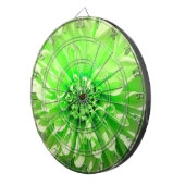 Cible De Fléchettes Fleur Dahlia verte (Devant droit)