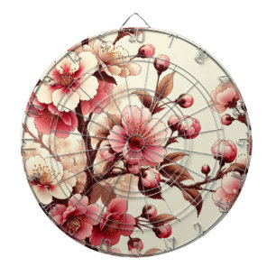 Cible De Fléchettes Fleur de Cerisier