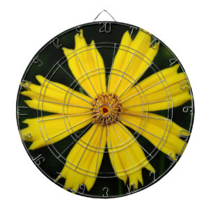 Cible De Fléchettes Fleur de Cosmos Jaune