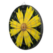 Cible De Fléchettes Fleur de Cosmos Jaune (Devant droit)