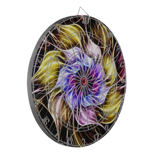 Cible De Fléchettes fleur fractale (Devant gauche)