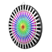 Cible De Fléchettes Fleur hypnotique (Devant droit)