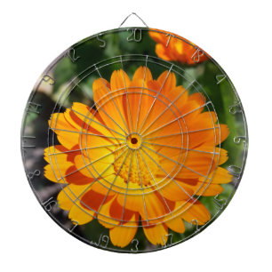Cible De Fléchettes fleur marigée