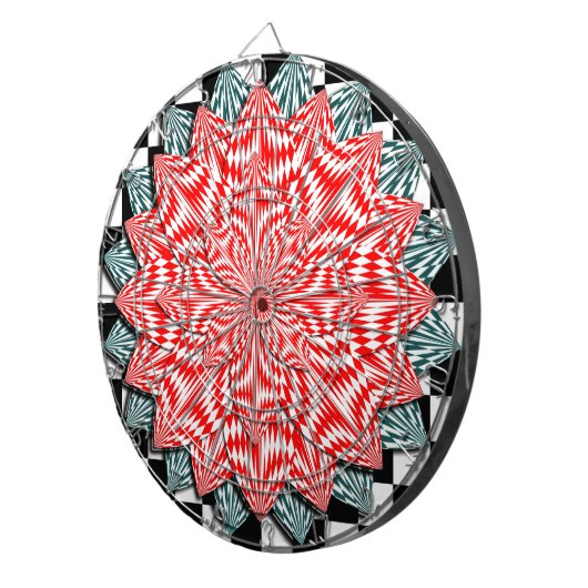 Cible De Fléchettes Fleur numérique par Kenneth Yoncich (Devant droit)