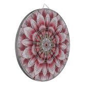 Cible de fléchettes Fleur Rose Moderne (Devant gauche)