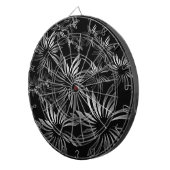 Cible De Fléchettes Fleurs d'argent (Devant droit)