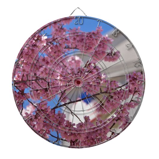 Cible De Fléchettes Fleurs de cerisier Sakura Americana (Devant)