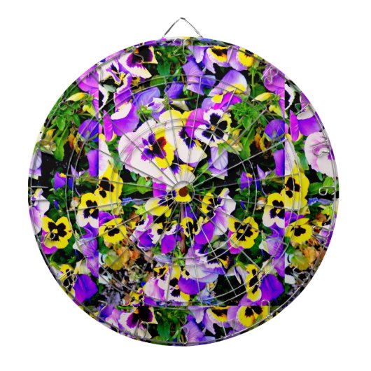 Cible De Fléchettes fleurs de sansy (Devant)