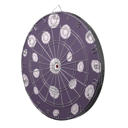 Cible De Fléchettes Fleurs de soleil (Devant droit)