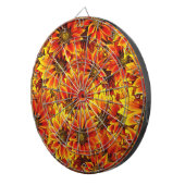 Cible De Fléchettes Fleurs de soleil orange (Devant droit)