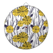 Cible De Fléchettes Fleurs jaunes (Devant)