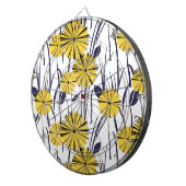 Cible De Fléchettes Fleurs jaunes (Devant droit)