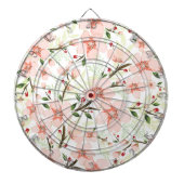 Cible De Fléchettes Fleurs roses (Devant)